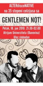 Gentlemen not Banovina Nis
